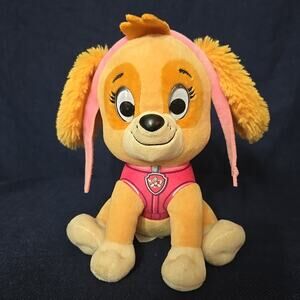 GUND Official PAW Patrol Soft and Cuddly 9" Plush in Pink Aviator Pilot Costume